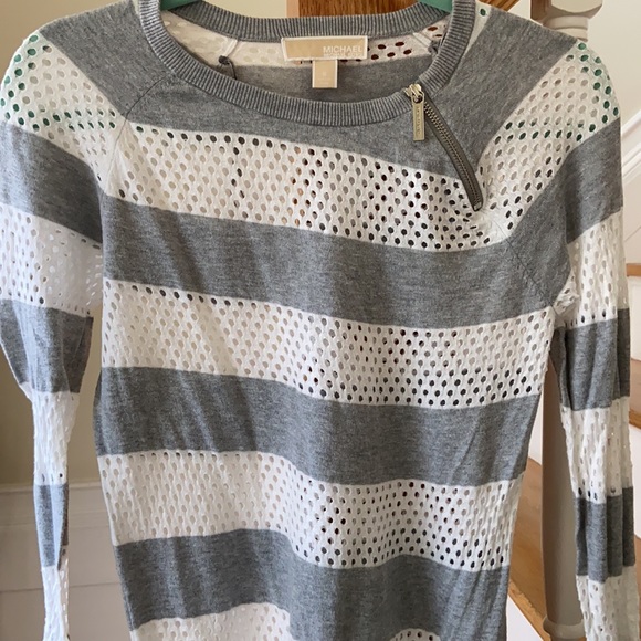 Michael Kors mesh striped sweater - Picture 3 of 9